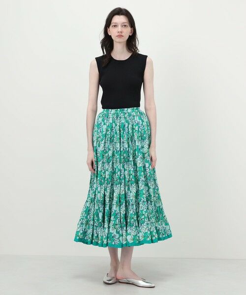 TOMORROWLAND / トゥモローランド ロング・マキシ丈スカート | 【WEB先行予約・別注】MARIHA Flower Poem 草原の虹のスカート | 詳細1