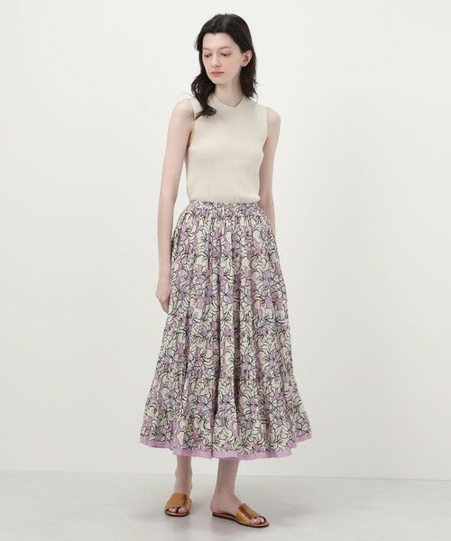 TOMORROWLAND / トゥモローランド ロング・マキシ丈スカート | 【WEB先行予約・別注】MARIHA Flower Poem 草原の虹のスカート | 詳細1