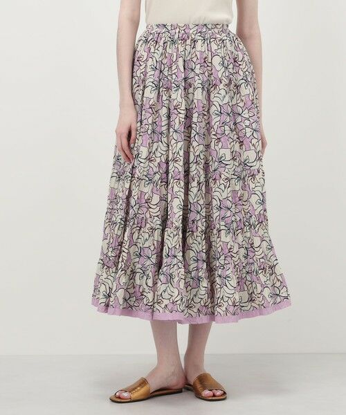 TOMORROWLAND / トゥモローランド ロング・マキシ丈スカート | 【WEB先行予約・別注】MARIHA Flower Poem 草原の虹のスカート | 詳細2