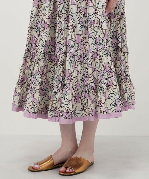 TOMORROWLAND / トゥモローランド ロング・マキシ丈スカート | 【WEB先行予約・別注】MARIHA Flower Poem 草原の虹のスカート | 詳細7