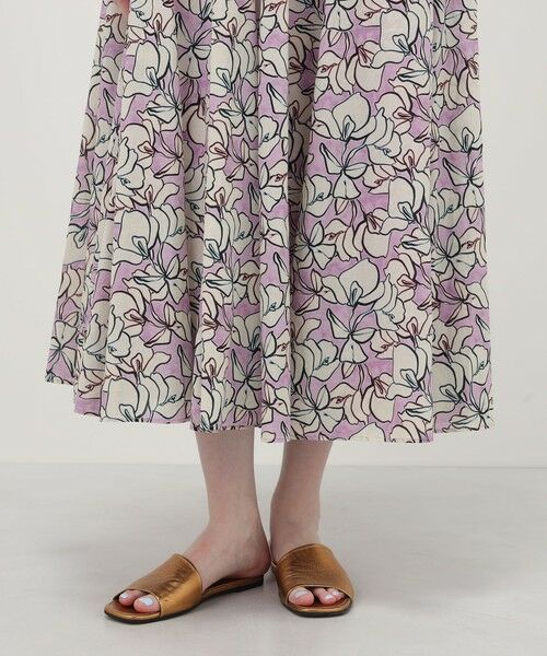 TOMORROWLAND / トゥモローランド ロング・マキシ丈ワンピース | 【WEB先行予約・別注】MARIHA Flower Poem 夏の月のドレス | 詳細7