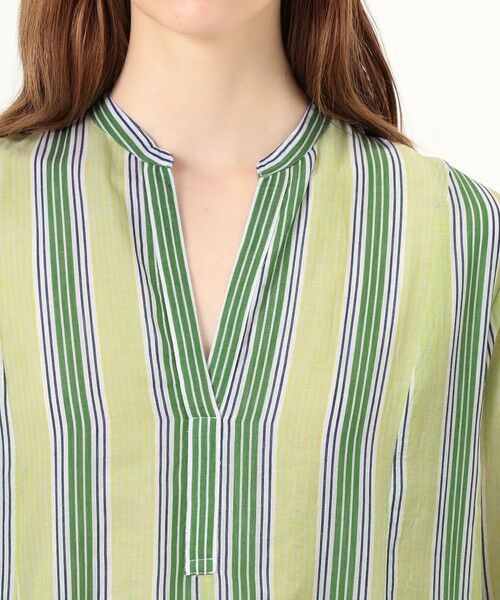 TOMORROWLAND / トゥモローランド ロング・マキシ丈ワンピース | ne Quittez pas Cotton Voile Stripe ワンピース | 詳細4