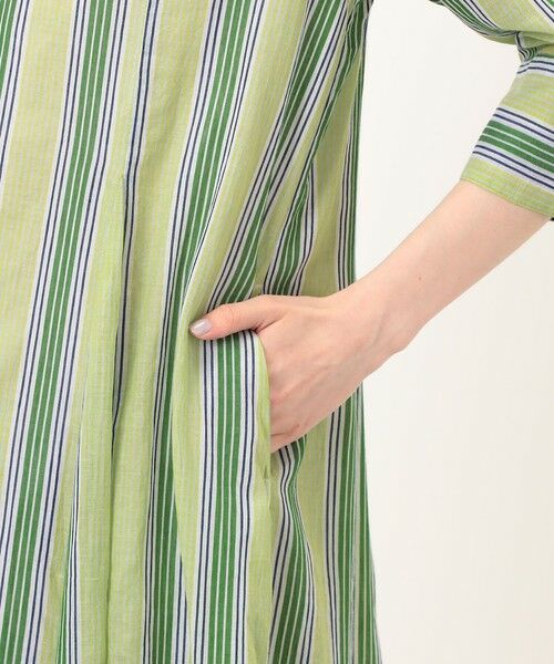 TOMORROWLAND / トゥモローランド ロング・マキシ丈ワンピース | ne Quittez pas Cotton Voile Stripe ワンピース | 詳細7