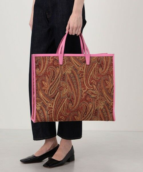 TOMORROWLAND / トゥモローランド トートバッグ | A VACATION TANK ORANGE PAISLEY トートバッグ | 詳細1