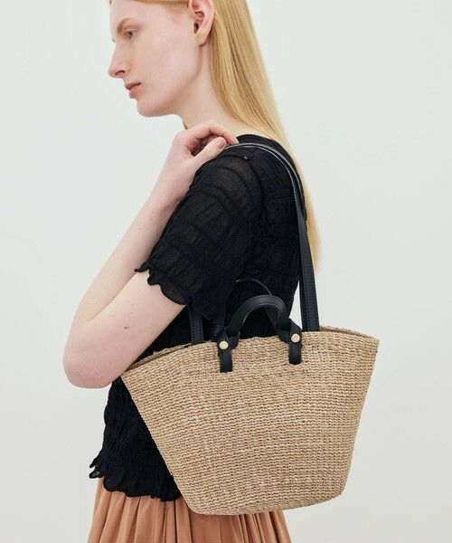 TOMORROWLAND / トゥモローランド かごバック | VIOLAd'ORO アバカ製 2WAYトートバッグ | 詳細1