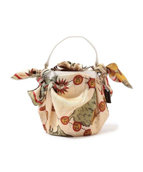 TOMORROWLAND / トゥモローランド ハンドバッグ | 【別注】MANIPURI SCARF ハンドバッグ（42 ライトベージュ系）