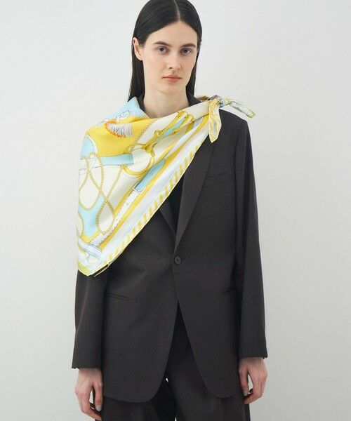 TOMORROWLAND / トゥモローランド バンダナ・スカーフ | MANIPURI TASSEL シルクスカーフ | 詳細1