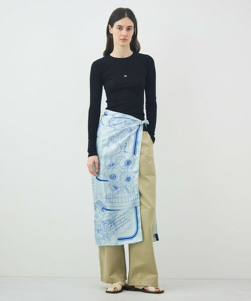 TOMORROWLAND / トゥモローランド バンダナ・スカーフ | MANIPURI DOME FLOWER シルクスカーフ | 詳細1