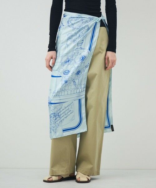 TOMORROWLAND / トゥモローランド バンダナ・スカーフ | MANIPURI DOME FLOWER シルクスカーフ | 詳細2