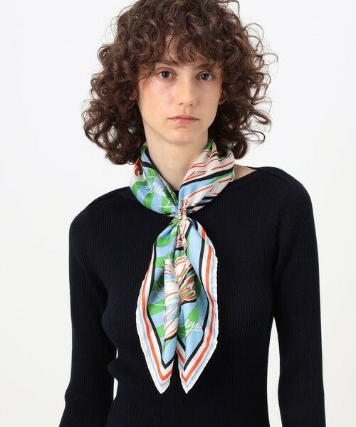 TOMORROWLAND / トゥモローランド バンダナ・スカーフ | manipuri VEGETABLES シルクスカーフ | 詳細1