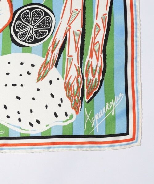 TOMORROWLAND / トゥモローランド バンダナ・スカーフ | manipuri VEGETABLES シルクスカーフ | 詳細3