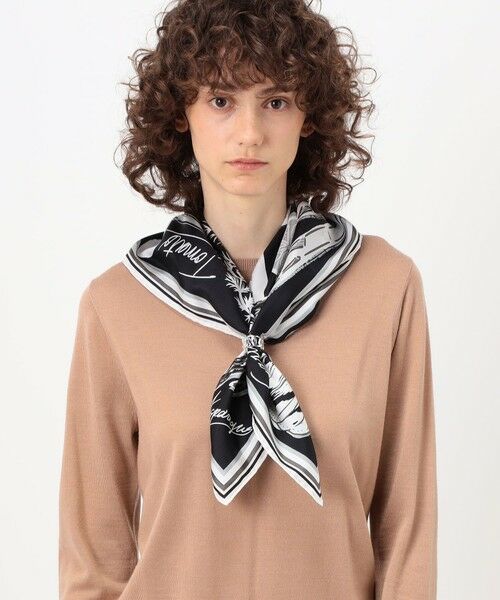 TOMORROWLAND / トゥモローランド バンダナ・スカーフ | manipuri VEGETABLES シルクスカーフ | 詳細6