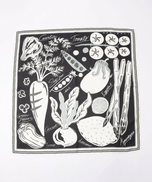 TOMORROWLAND / トゥモローランド バンダナ・スカーフ | manipuri VEGETABLES シルクスカーフ | 詳細7