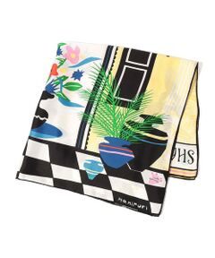 TOMORROWLAND / トゥモローランド バンダナ・スカーフ | MANIPURI SHANGRI-LA シルクスカーフ