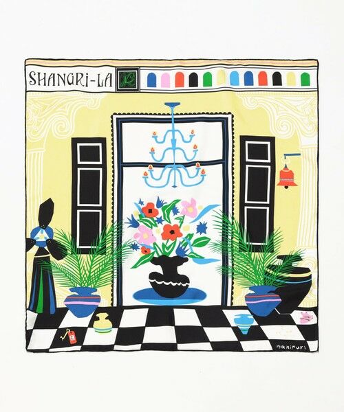 TOMORROWLAND / トゥモローランド バンダナ・スカーフ | MANIPURI SHANGRI-LA シルクスカーフ | 詳細2