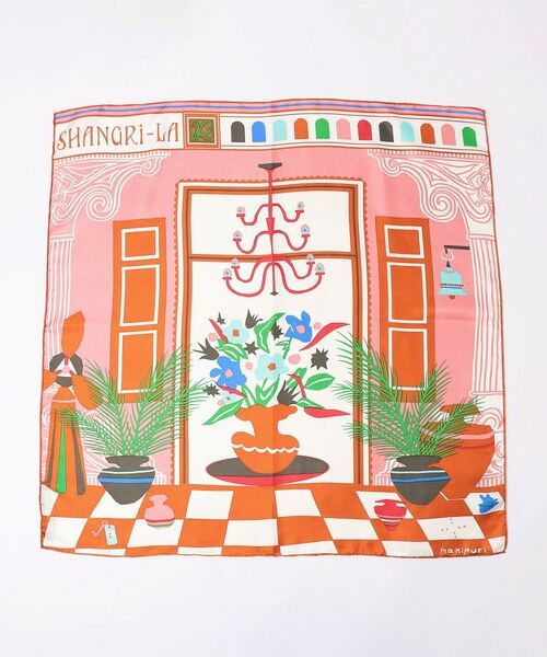 TOMORROWLAND / トゥモローランド バンダナ・スカーフ | MANIPURI SHANGRI-LA シルクスカーフ | 詳細5