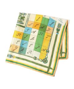 TOMORROWLAND / トゥモローランド バンダナ・スカーフ | MANIPURI CROSSWORD シルクスカーフ