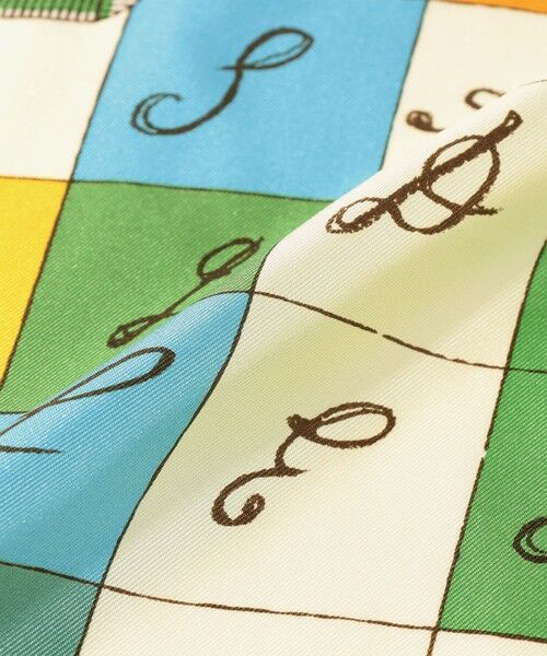 TOMORROWLAND / トゥモローランド バンダナ・スカーフ | MANIPURI CROSSWORD シルクスカーフ | 詳細4