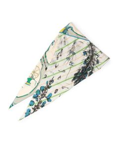 TOMORROWLAND / トゥモローランド バンダナ・スカーフ | manipuri CARRIAGE シルクスカーフ