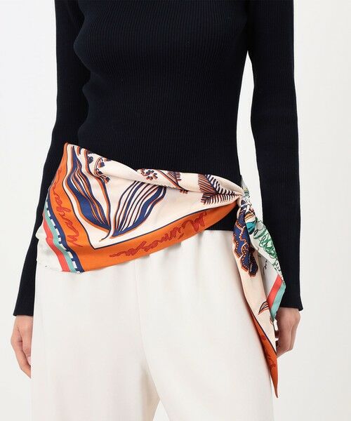 TOMORROWLAND / トゥモローランド バンダナ・スカーフ | manipuri FLORA シルクスカーフ | 詳細1