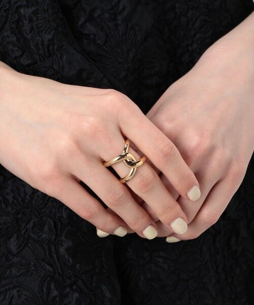 TOMORROWLAND / トゥモローランド リング | 【別注】PHILIPPE AUDIBERT ゴールド スカーフリング | 詳細1