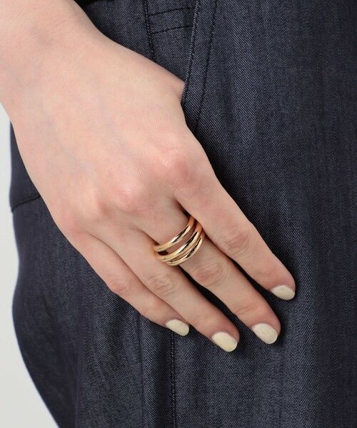 TOMORROWLAND / トゥモローランド リング | 【別注】PHILIPPE AUDIBERT ゴールド スカーフリング | 詳細1