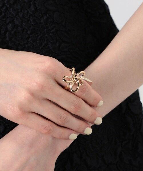 TOMORROWLAND / トゥモローランド リング | 【別注】PHILIPPE AUDIBERT ゴールド スカーフリング | 詳細1