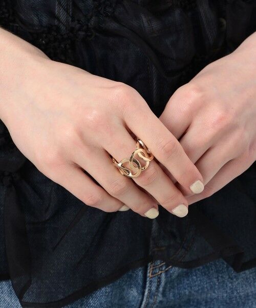 TOMORROWLAND / トゥモローランド リング | 【別注】PHILIPPE AUDIBERT ゴールド スカーフリング | 詳細1