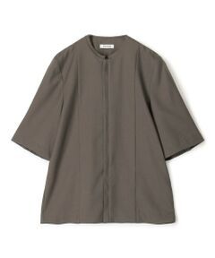 TOMORROWLAND / トゥモローランド シャツ・ブラウス | Super120'sウォッシャブルウール ハーフスリーブシャツ