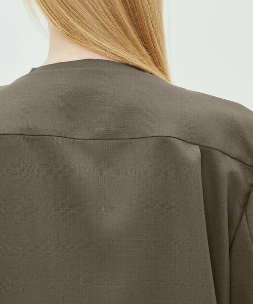 TOMORROWLAND / トゥモローランド シャツ・ブラウス | Super120'sウォッシャブルウール ハーフスリーブシャツ | 詳細6