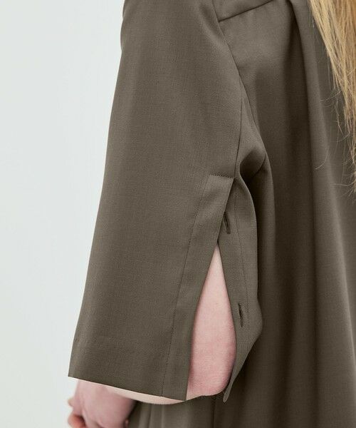 TOMORROWLAND / トゥモローランド シャツ・ブラウス | Super120'sウォッシャブルウール ハーフスリーブシャツ | 詳細8