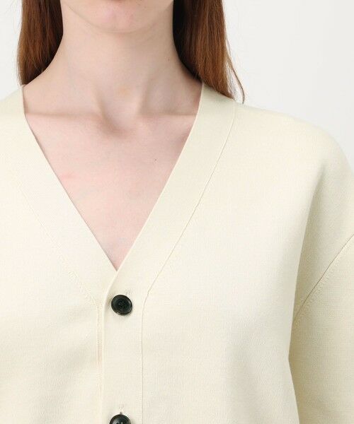TOMORROWLAND / トゥモローランド カーディガン・ボレロ | ELS cotton Vネックカーディガン | 詳細5