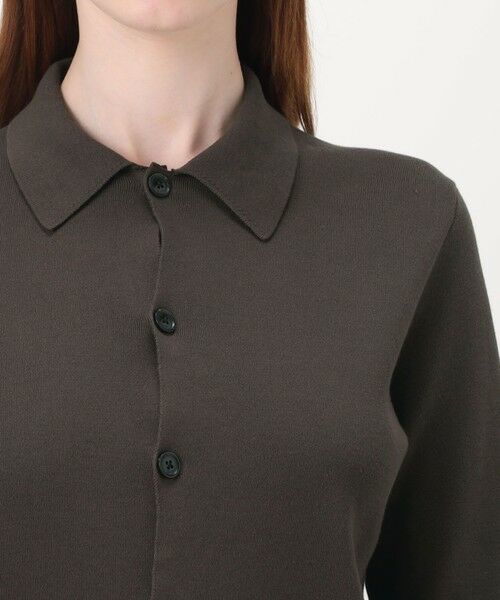 TOMORROWLAND / トゥモローランド カーディガン・ボレロ | ELS cotton ポロカーディガン | 詳細5