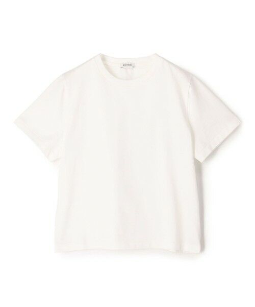 TOMORROWLAND / トゥモローランド Tシャツ | ヘビーコットン リラックスフィットティー（11 ホワイト）