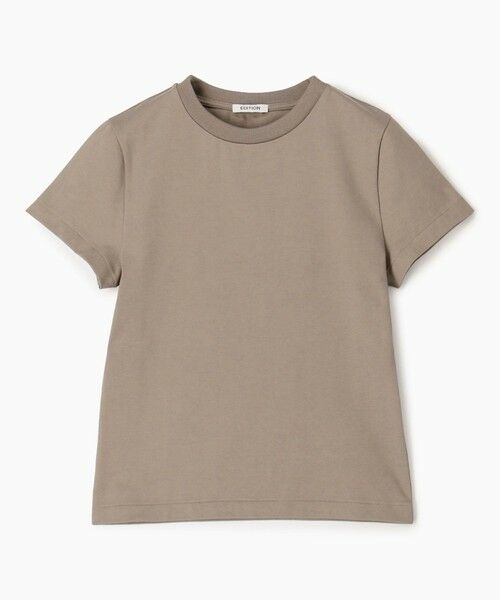 TOMORROWLAND / トゥモローランド Tシャツ | ヘビーコットン コンパクトフィットティー（43 ベージュ）