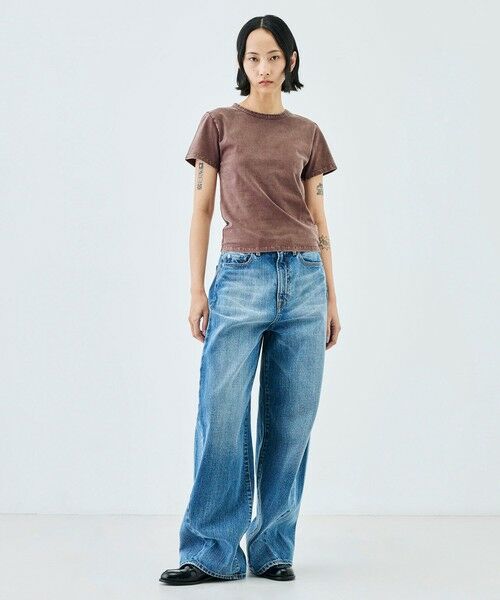 TOMORROWLAND / トゥモローランド Tシャツ | ストレッチコットンガーメントダイ プルオーバー | 詳細1