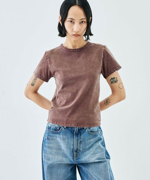 TOMORROWLAND / トゥモローランド Tシャツ | ストレッチコットンガーメントダイ プルオーバー | 詳細2