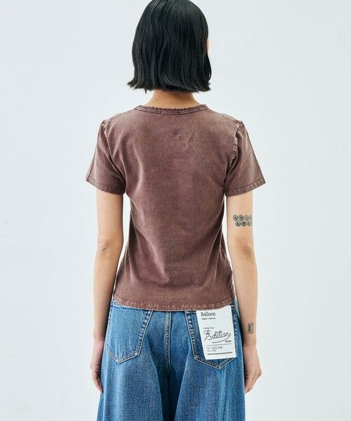 TOMORROWLAND / トゥモローランド Tシャツ | ストレッチコットンガーメントダイ プルオーバー | 詳細4