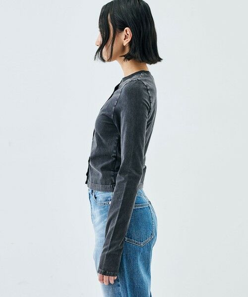 TOMORROWLAND / トゥモローランド カーディガン・ボレロ | ストレッチコットンガーメントダイ カーディガン | 詳細3