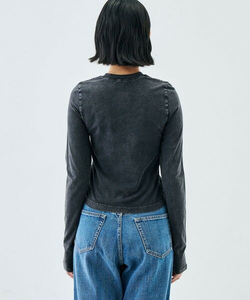 TOMORROWLAND / トゥモローランド カーディガン・ボレロ | ストレッチコットンガーメントダイ カーディガン | 詳細4