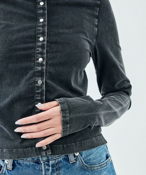 TOMORROWLAND / トゥモローランド カーディガン・ボレロ | ストレッチコットンガーメントダイ カーディガン | 詳細7