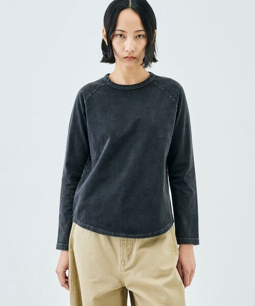 TOMORROWLAND / トゥモローランド Tシャツ | コットンガーメントダイ ロングスリーブプルオーバー | 詳細2