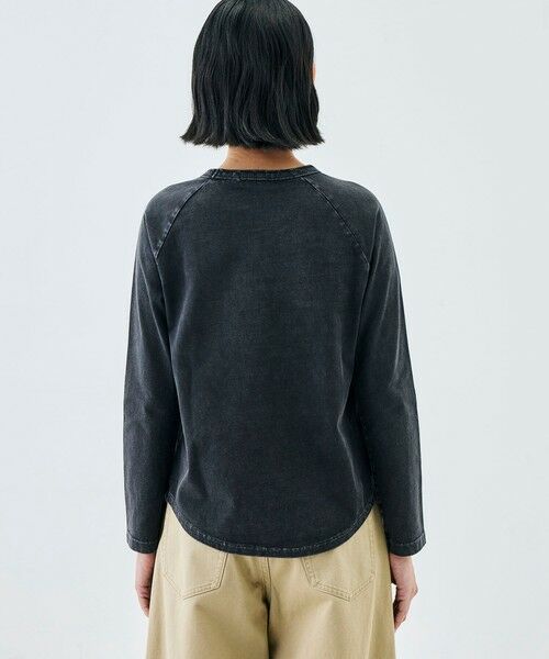TOMORROWLAND / トゥモローランド Tシャツ | コットンガーメントダイ ロングスリーブプルオーバー | 詳細4