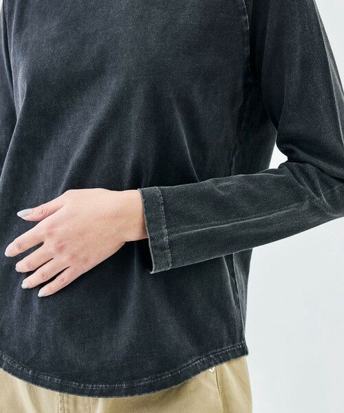 TOMORROWLAND / トゥモローランド Tシャツ | コットンガーメントダイ ロングスリーブプルオーバー | 詳細7