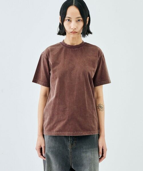 TOMORROWLAND / トゥモローランド Tシャツ | コットンガーメントダイ ショートスリーブプルオーバー | 詳細3