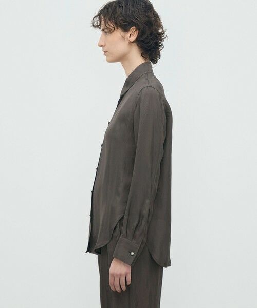 TOMORROWLAND / トゥモローランド シャツ・ブラウス | レーヨンハウンドトゥース レギュラーカラーシャツ | 詳細3