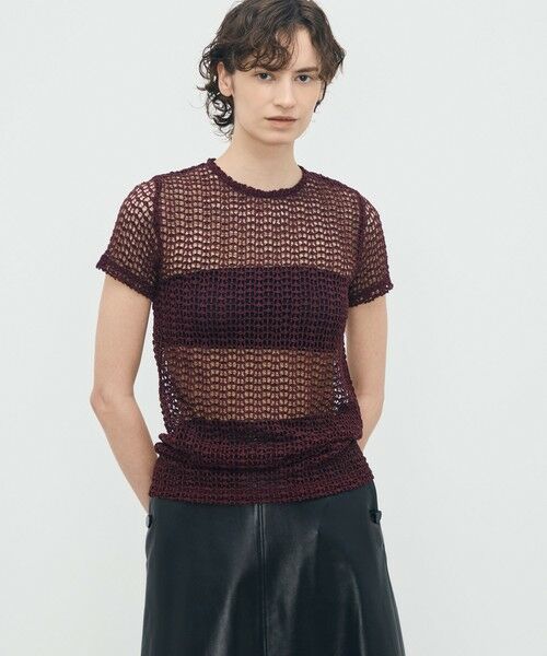 TOMORROWLAND / トゥモローランド カットソー | ラッセルレース ハーフスリーブプルオーバー | 詳細2