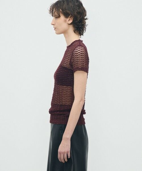 TOMORROWLAND / トゥモローランド カットソー | ラッセルレース ハーフスリーブプルオーバー | 詳細3