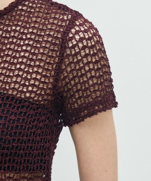 TOMORROWLAND / トゥモローランド カットソー | ラッセルレース ハーフスリーブプルオーバー | 詳細7