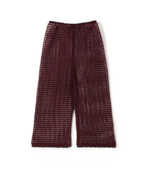 TOMORROWLAND / トゥモローランド ショート・ハーフ・半端丈パンツ | ラッセルレース ハーフパンツ（39 ボルドー）